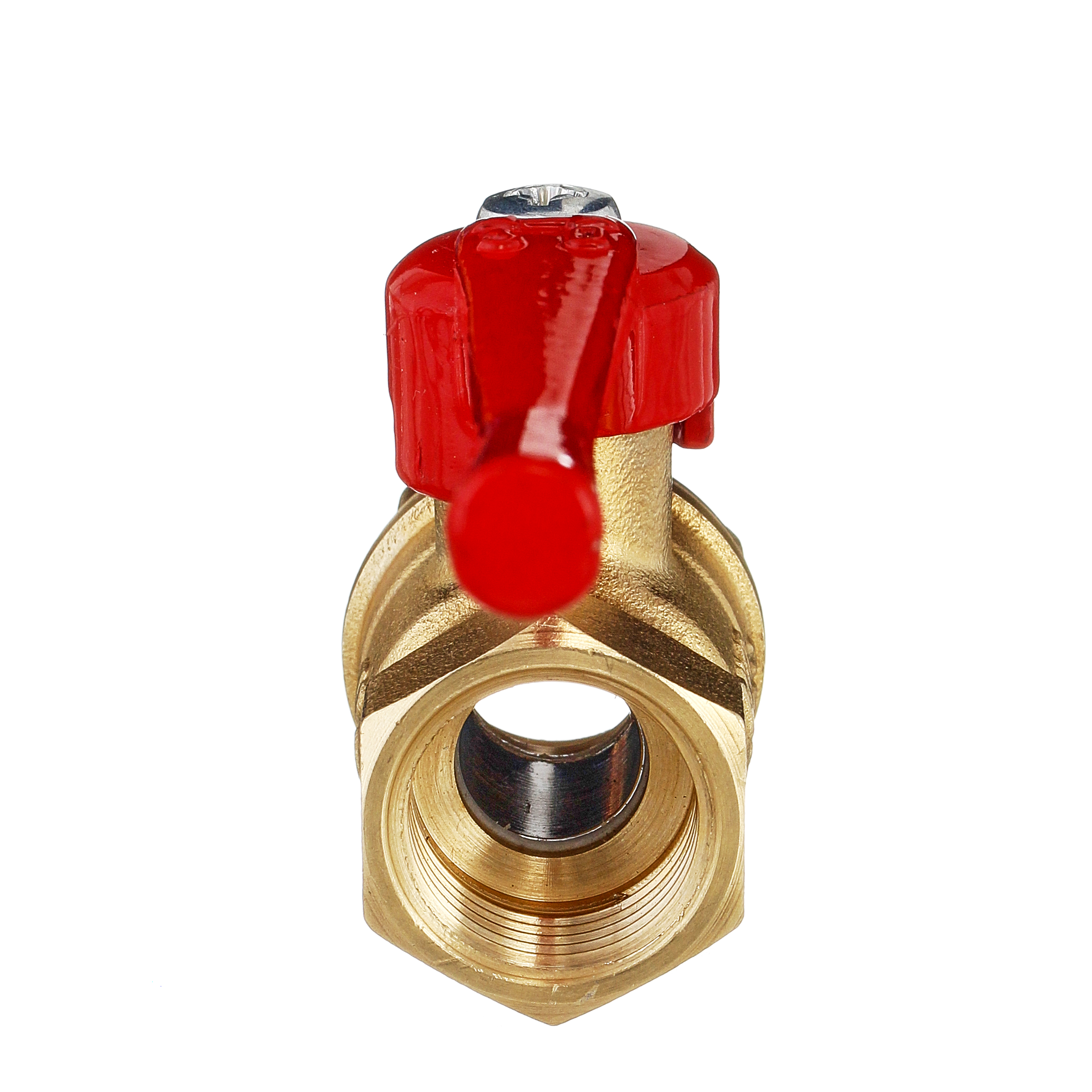 Кран шаровый латунныйБАЗ  11б27п1 вода ВР/ВР Ду 40 (1 1/2") Ру 40 рычаг 